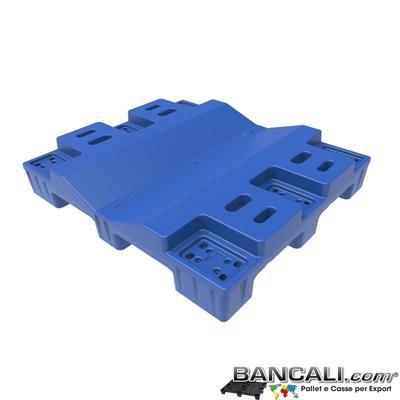 Pallet a Sella per Bobine 1220x1080h. 230 mm. Bancale più largo che lungo Diametro Max 1350 mm. diametro Min 430 mm. in plastica: LLDPE Peso Tara 24 Kg.